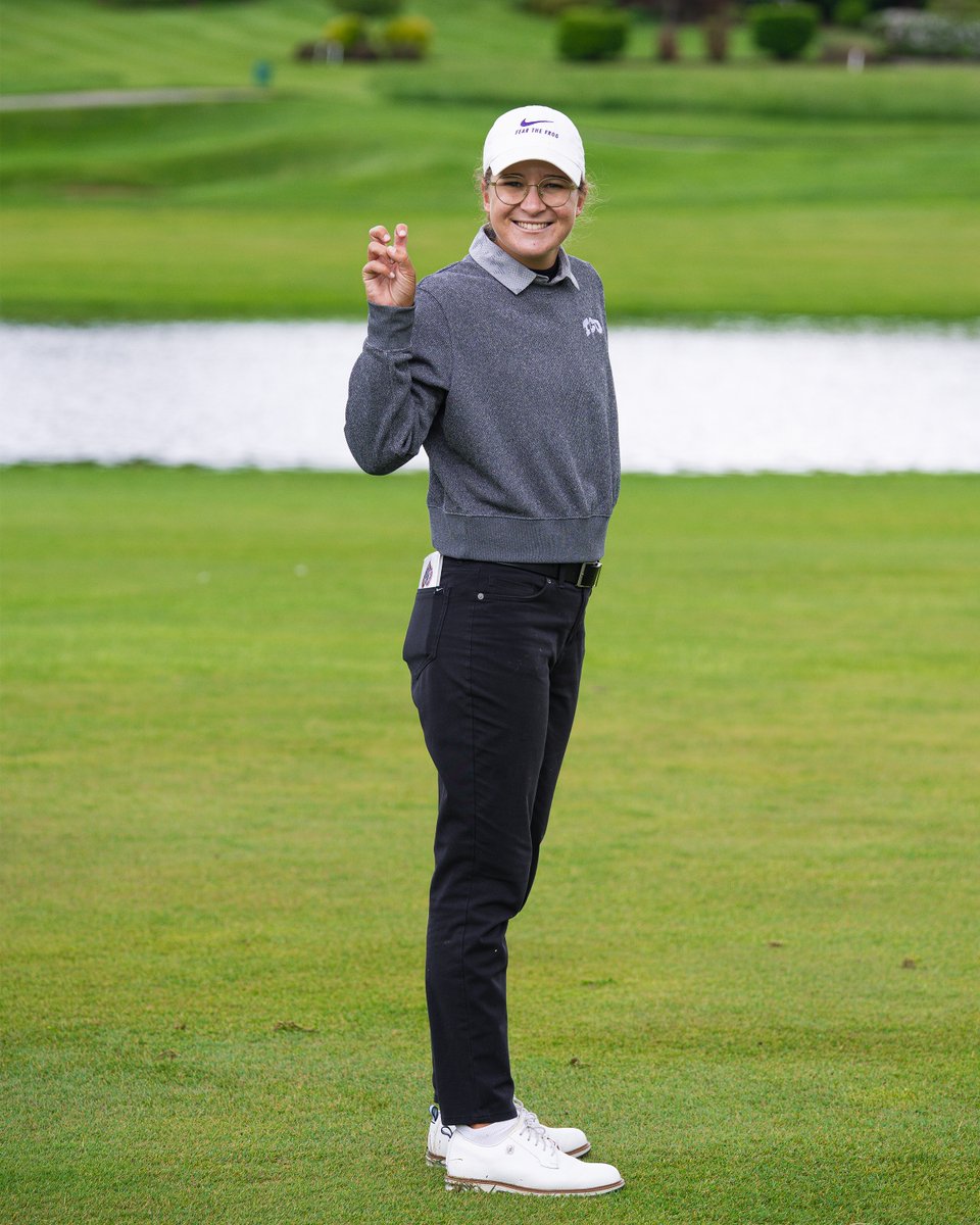 TCUWomensGolf's tweet photo. In solid shape to reach Monday's final round 💪
Sofia will start T43 (+3, 147) and fourth among all individuals and players on teams below the projected cut line
🕓 10:45 a.m. CT
📍 Omni La Costa Resort and Spa
📈 Live Scoring: https://t.co/eCug4rArWG https://t.co/NS61Xj3CNn
