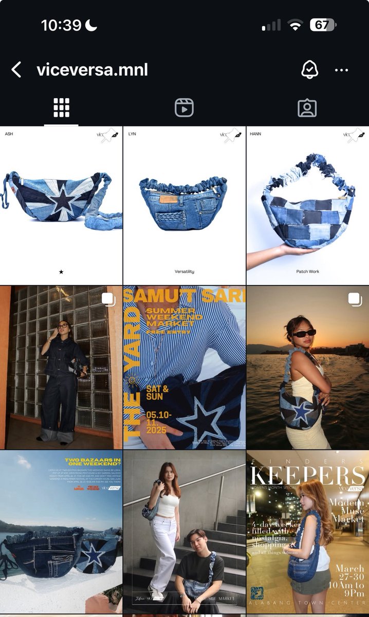 n4kakarindi's tweet photo. @jollykidjames vice versa bags for adjustable bags made out of recycled denim! 799 only 🙏 https://t.co/aJwt4HVP8d