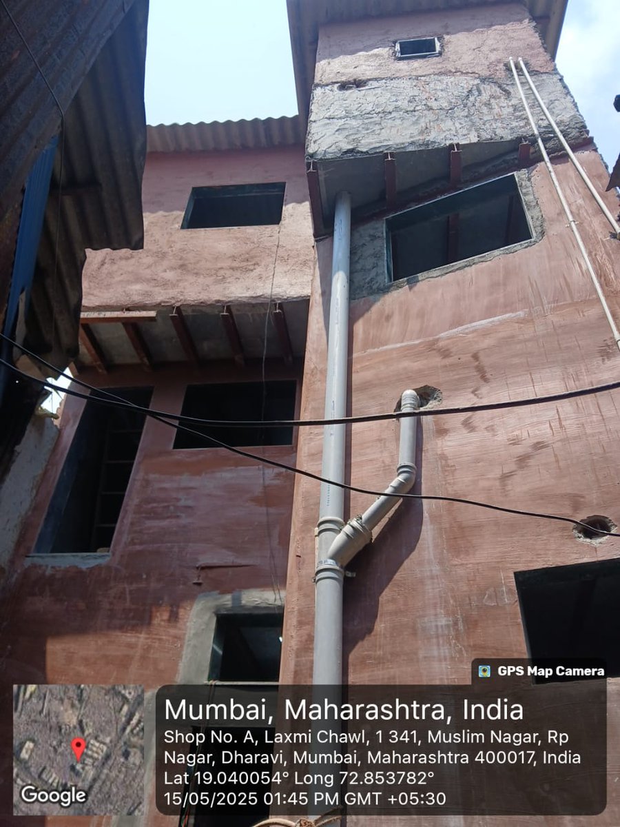 Illegal construction is being done in illegal ward number 188 of Dharavi, G+3 Muslim Nagar Laxmi Chaal, 90 feet road Dharavi, near Kausia Masjid, on 17 iron rods. Municipal officials should pay attention and take action immediately. <a href="/MCGM_BMC/">Mumbai</a> <a href="/mybmcWardGN/">WARD GN BMC</a> <a href="/Dev_Fadnavis/">Devendra Fadnavis</a> <a href="/mybmc/">माझी Mumbai, आपली BMC</a>