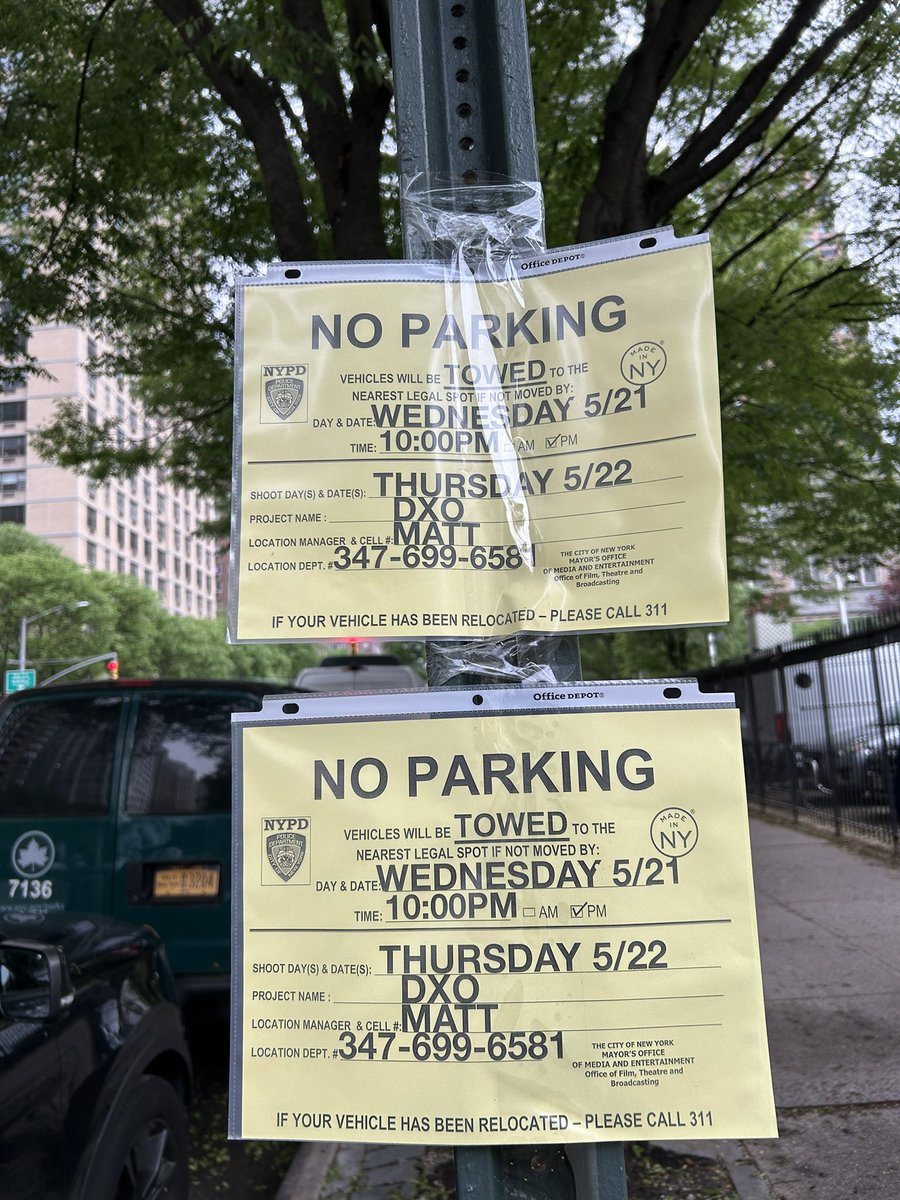“Dexter” filming around 62nd St and Columbus Ave. on Thursday, May 22nd. Cc <a href="/olv/">olv</a>