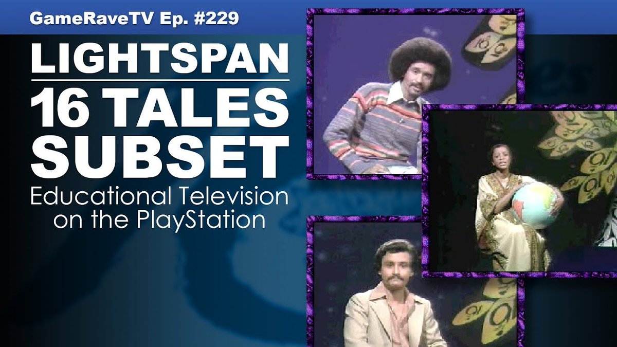 Happy Sunday!

Once more, Lightspan returns to GameRaveTV, but this time, it's with #PlayStation educational television. Folk tales from around the world, some as old as time, are pressed to the black discs and used in various schools. 

buff.ly/0bkDvVy