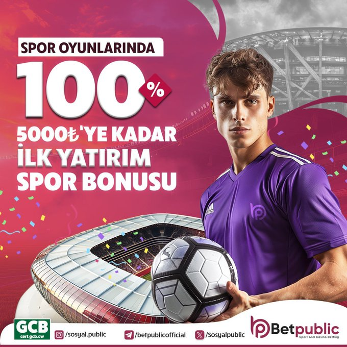 İLK YATIRIMINA ÖZEL 5000 ₺
 %100 SPOR  BONUSU 
 
Bu Eşsiz Fırsatı Kaçırma! 

Yatırım Sırasında Bonus Kutusunu İşaretle Bonusu 

Hemen Aktif Et  KAZANANLARIN DÜNYASI

Güncel Giriş : Bio'da