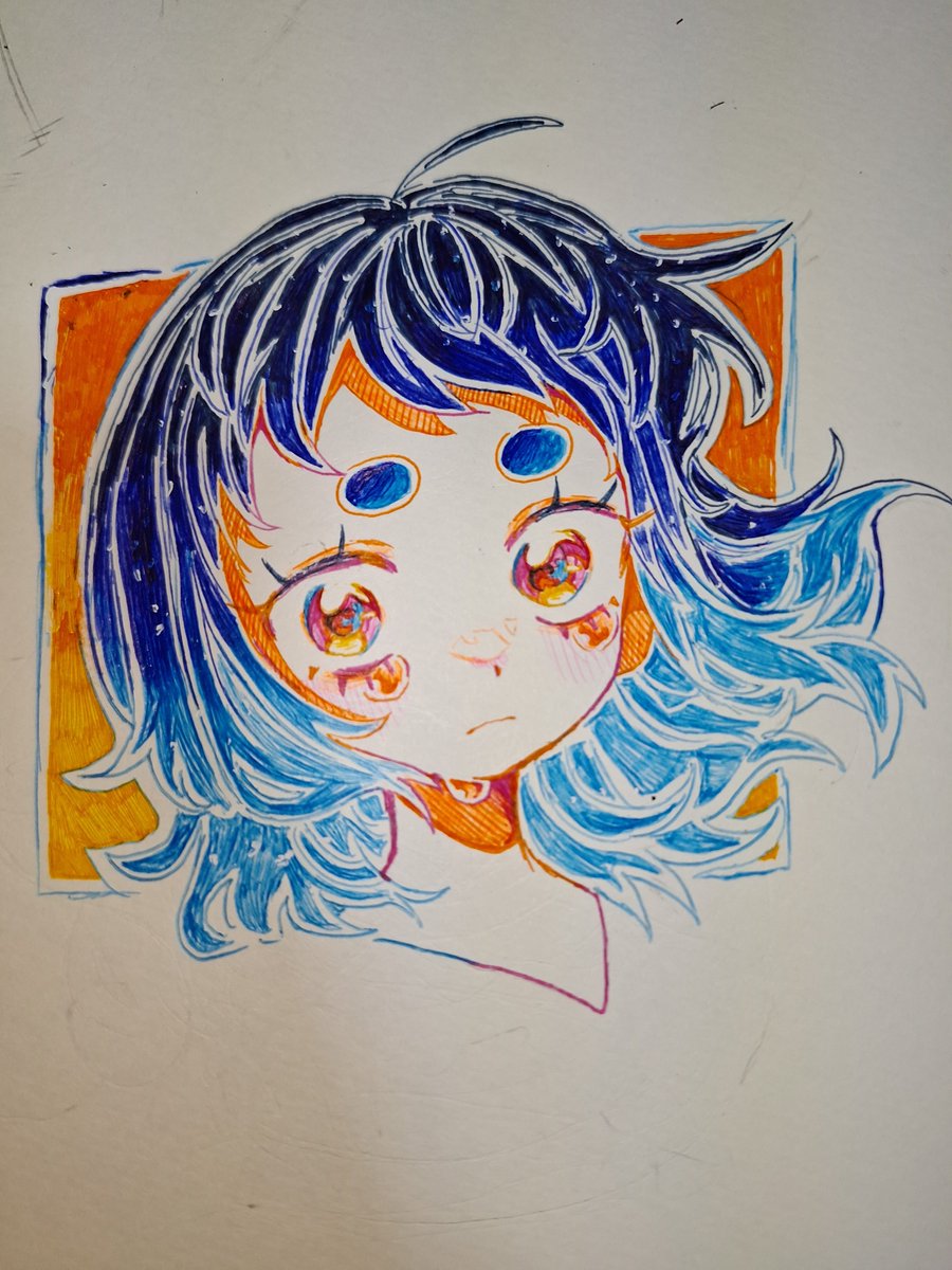 jubl27366's tweet photo. ボールペンで描きました🖊️ https://t.co/57lPuDE5yg