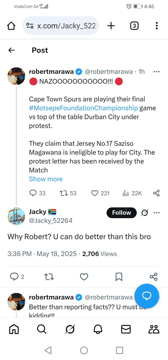 SchuppignM's tweet photo. @Jacky_52264 @dmnyathi @robertmarawa But it is there on the post man, They claim...? https://t.co/48h9dCOJml
