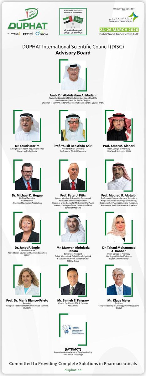 aalanazi's tweet photo. تشرفت بقبول عضوية مجلس دوفات العلمي العالمي مع بقية أعضاء المجلس الكرام. سوف نعمل سويا لأثراء البرنامج العلمي وتوجية اللجان العلمية في كل ماهو جديد بمهنة الصيدلة https://t.co/4ZFjEghGgS