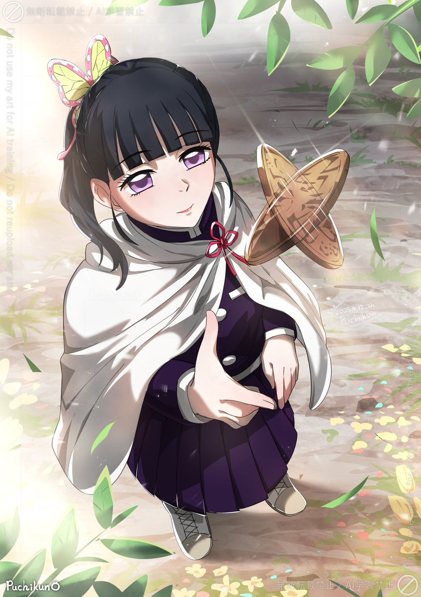 栗花落カナヲ「栗花落カナヲちゃん、お誕生日おめでとう~!#栗花落カナヲ生誕祭2025#栗花落カ」|ぷちくん/puchikun(絵師)のイラスト
