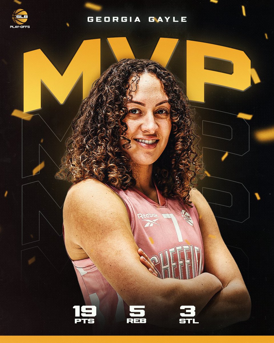 Super League Basketball (@sprleaguebballw) on Twitter photo Your Playoff Final MVP Georgia Gayle! ๐คฉ๐ <a href="/Hatters_BC/">B. Braun Sheffield Hatters</a>
๐ฒ Relive the Finals action on <a href="/DAZN_Sport/">DAZN Sport</a>
#BritishBasketball Your Playoff Final MVP Georgia Gayle! ๐คฉ๐ <a href="/Hatters_BC/">B. Braun Sheffield Hatters</a>
๐ฒ Relive the Finals action on <a href="/DAZN_Sport/">DAZN Sport</a>
#BritishBasketball