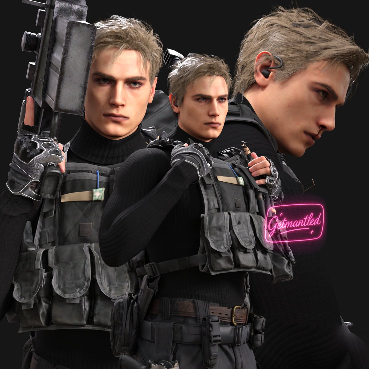 Lock n loaded

#residentevil #residentevil4 #re4 #re4r #residentevil4remake #leonkennedy #3dart #render #REBHFun