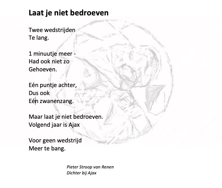 Dit seizoen was net twee wedstrijden te lang. Maar volgend jaar komen we terug! #ajatwe #ajax #Ajax #afcajax