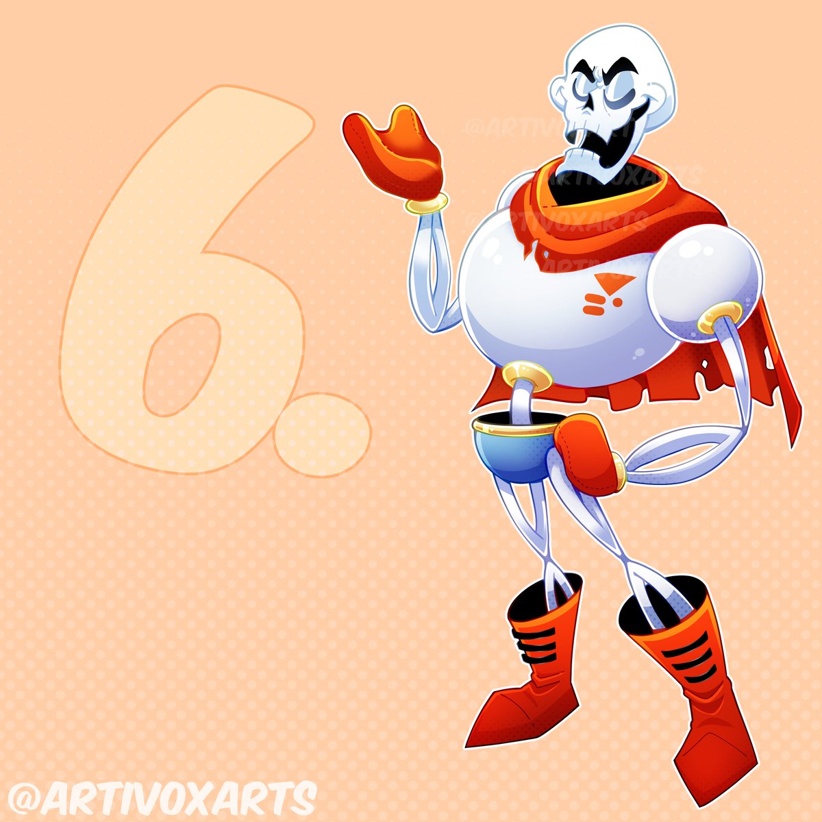 ArtivoxArts's tweet image. 💀&quot;I AM A SKELETON WITH HIGH STANDARDS!!&quot;❤️

#Artivox100Characters #Papyrus #Undertale