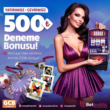 BETPUBLIC'TE HEYACAN SÜRÜYOR 

Yeni Kayıt Olan Herkese Yatırımsız , Çevrimsiz 

Anında 500 ₺ Deneme Bonusu 

En Çok Kazandıran Oyunları Hemen Dene!

Betpublıc , Kazananların Dünyası 

GÜVENİLİR GİRİŞ BİO'DA