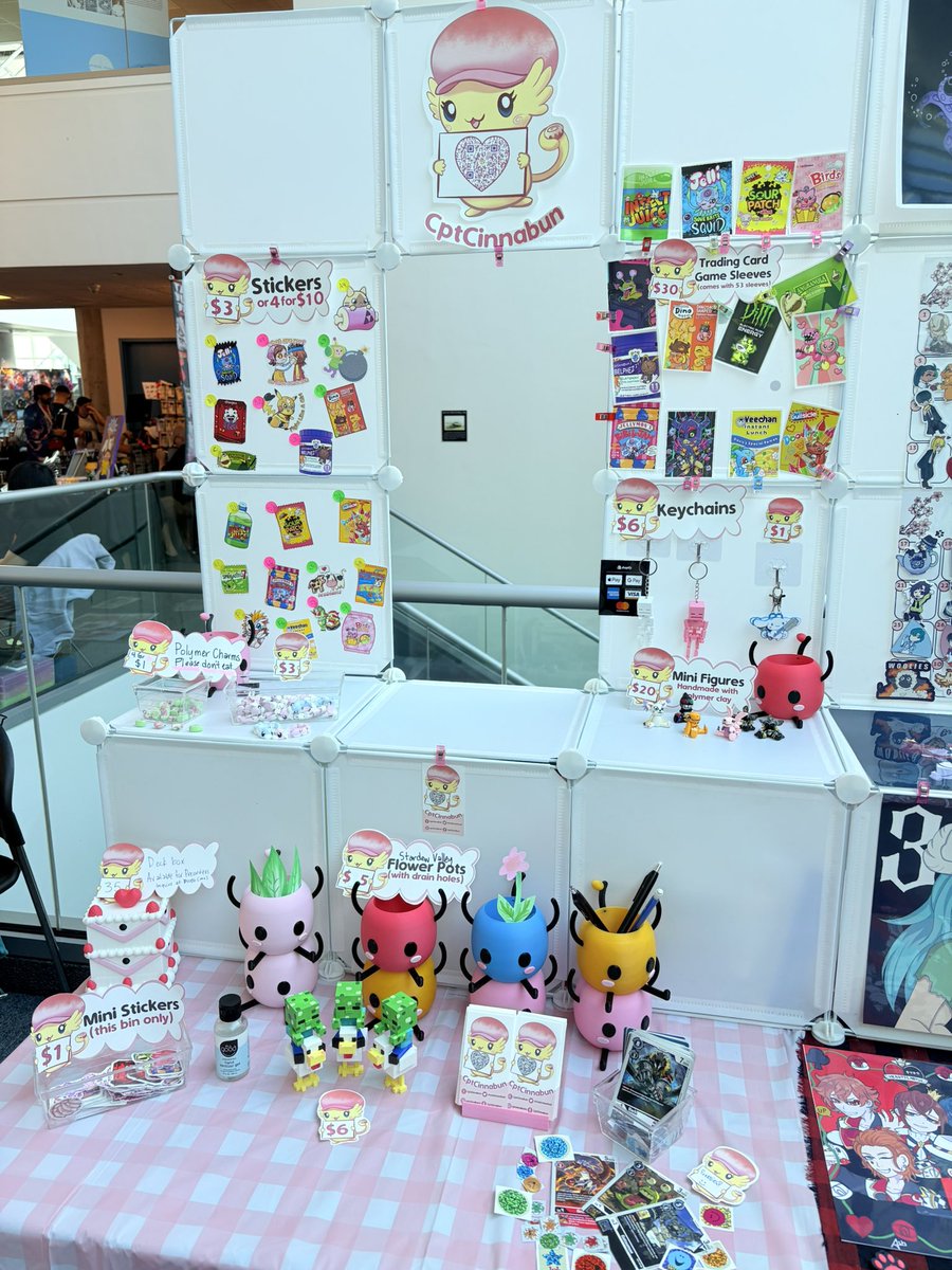 🎃cptcinnabun👻 (@chaoticmeatloaf) on Twitter photo hi tamerrrsss!! i’m at <a href="/CradleCon/">Cradle-Con</a> day two! come check out my table (table 48 up the stairs) 🥹 hi tamerrrsss!! i’m at <a href="/CradleCon/">Cradle-Con</a> day two! come check out my table (table 48 up the stairs) 🥹