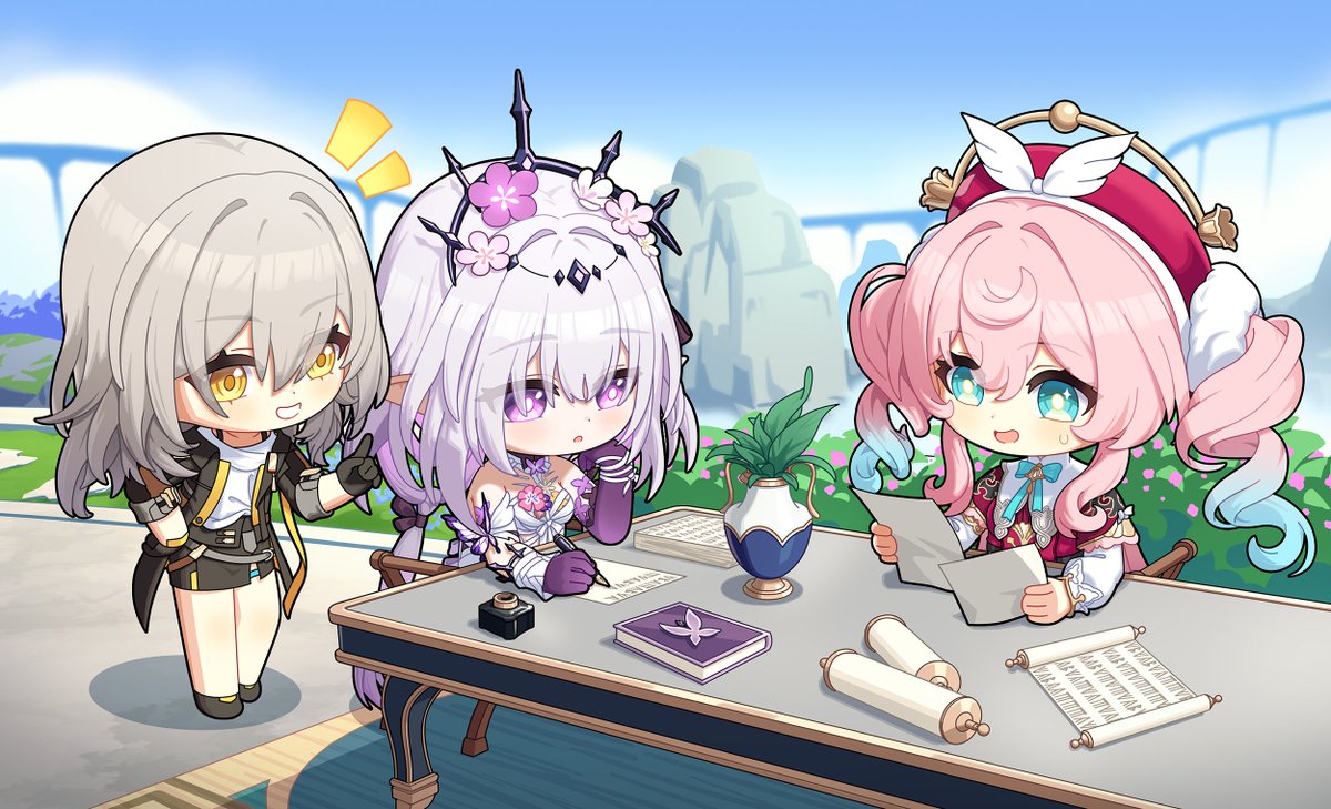 CAVCAZ_'s tweet photo. #HonkaiStarRail #Hyacine #Castorice #Stelle https://t.co/n1bOs2yYax