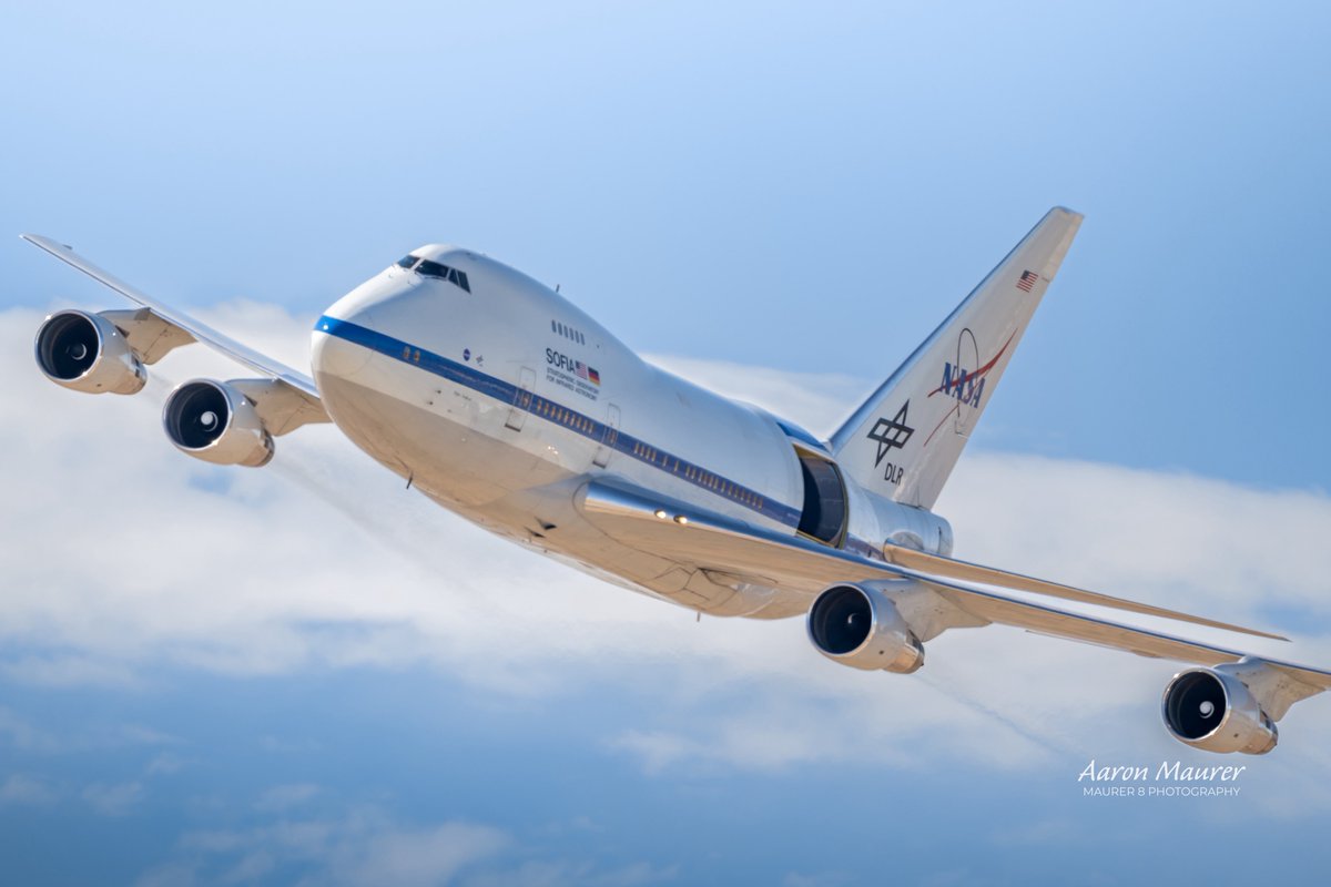 maurer8photo's tweet image. I really miss the days NASA Armstrong had more aircraft at Palmdale, especially SOFIA.  A 747SP with a telescope inside.  Incredible feat of engineering that accomplished some cool science!

#sofia #n747na #nasa
