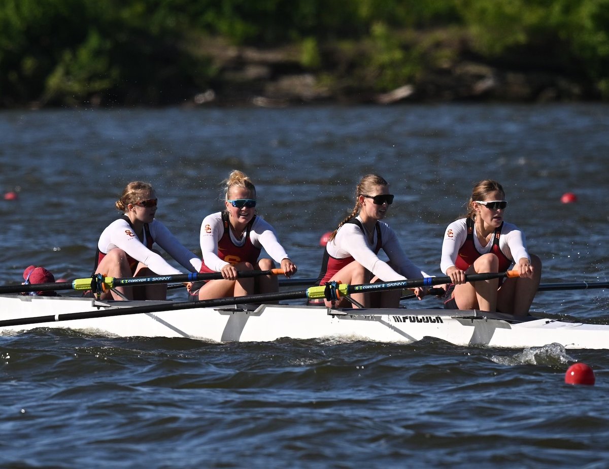 Big Ten Championships | Indianapolis
3V4+ Grand Final
1. Washington 7:03.150
2. Rutgers 7:06.432
3. Ohio State 7:11.074
4. Michigan 7:13.595
5. USC 7:36.574
6. Indiana 7:47.821
#FightOn ✌️
