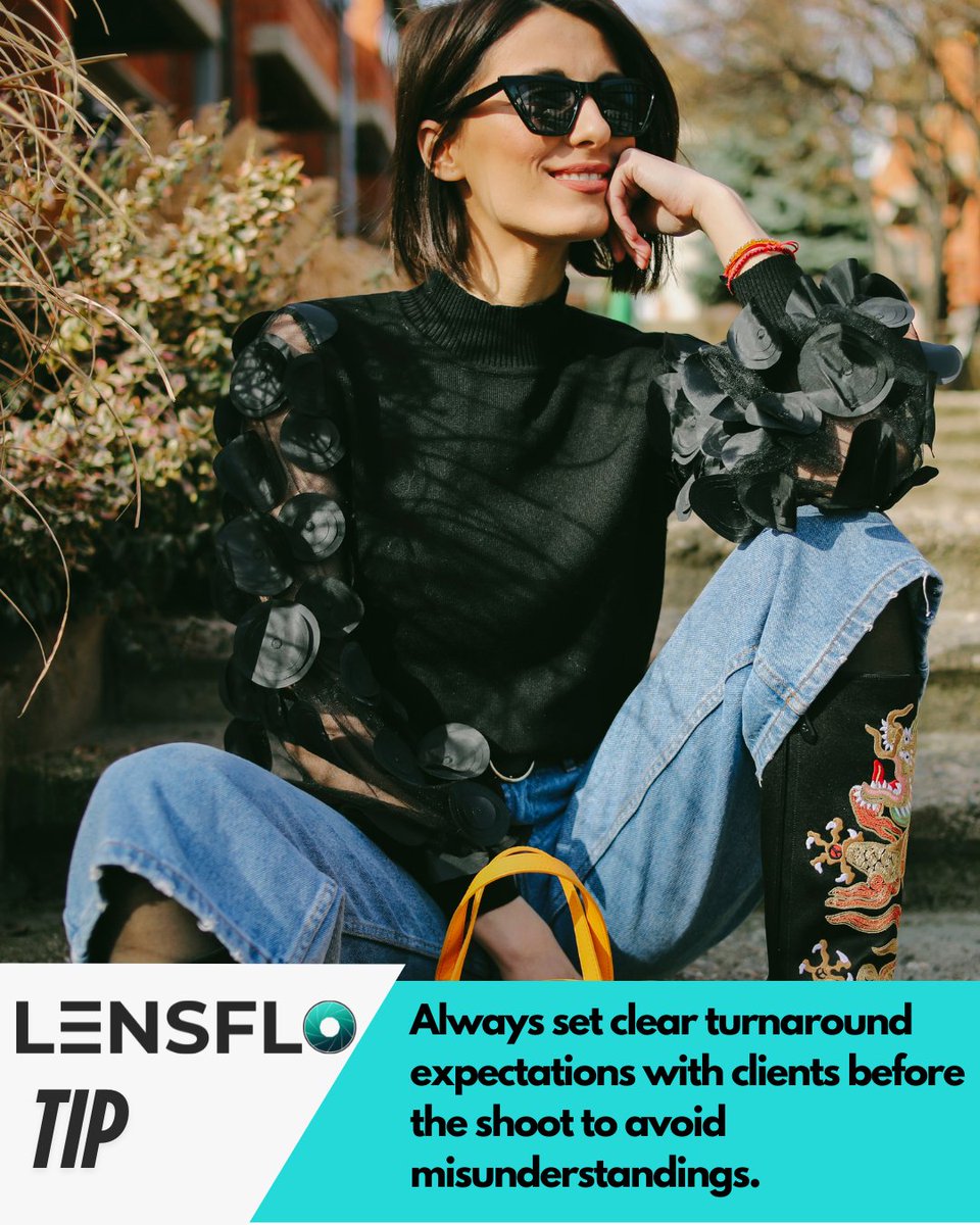 Always set clear turnaround expectations with clients before the shoot to avoid misunderstandings and build trust. 

Get a free beta account at lensflo.com and help shape the future of photo business tools.

#PhotographyBusiness #PhotographerTips #ShootMoreStressLess