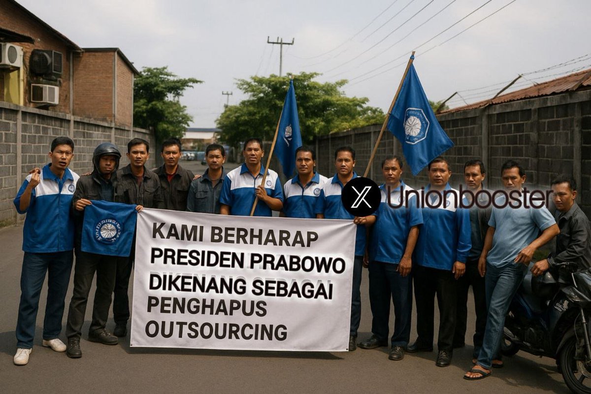 Workerzoom's tweet photo. Di akhir masajabatan pak @prabowo kelak entah 1 periode/2  smg dpt meninggalkan warisan yg bagus bg rakyat dg hapus sistem #outsourcing yg buat nasib rakyat sbg buruh tanpa jaminanhidup pasti.Berantas preman dr elit s/d tingkat desa,baik yg dibekingi aparat/ormas #hostum #buruh https://t.co/vCzR6l5iz8
