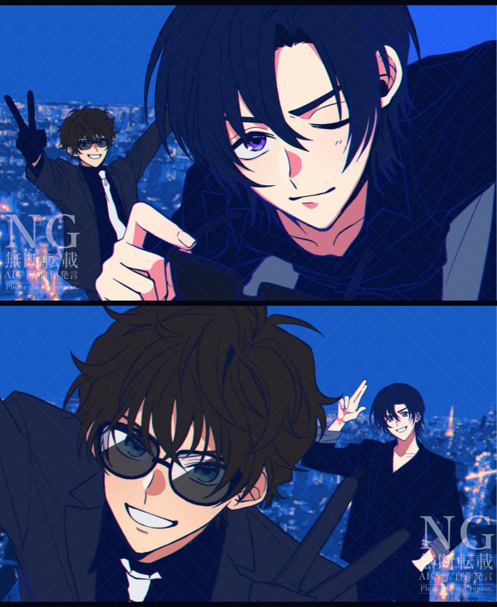 IIIパロ 🌃アーゥチチな二人はﾊﾞｸｼｮ✨