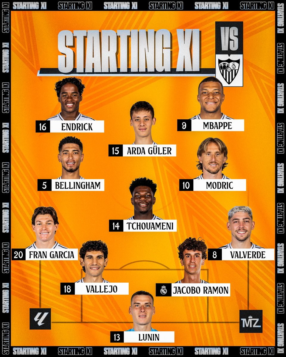 theMadridZone's tweet photo. 🚨 OFFICIAL REAL MADRID XI https://t.co/3QZCia51qa