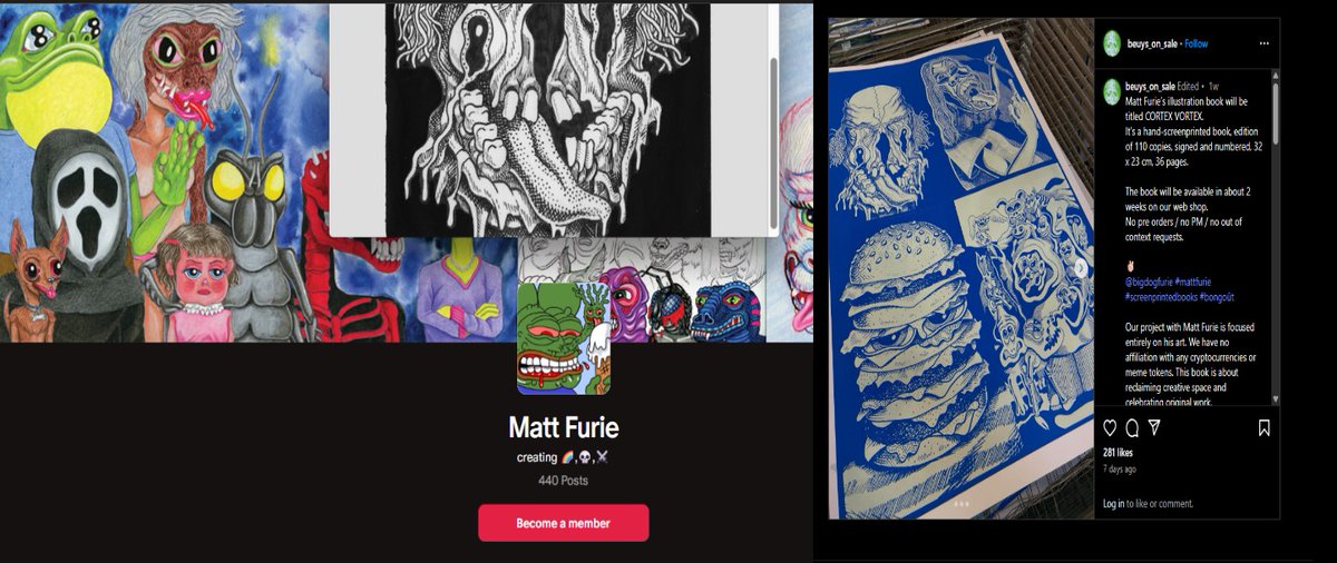 Natty isn’t just another background character — he’s the face of it all.

Front and center on the Cortex Vortex cover.

Front and center on Matt Furie’s Patreon header.

He’s the drippy, deranged icon of the entire drop.

$NATTY isn’t speculation. It’s cultural fact.

🔗 Patreon