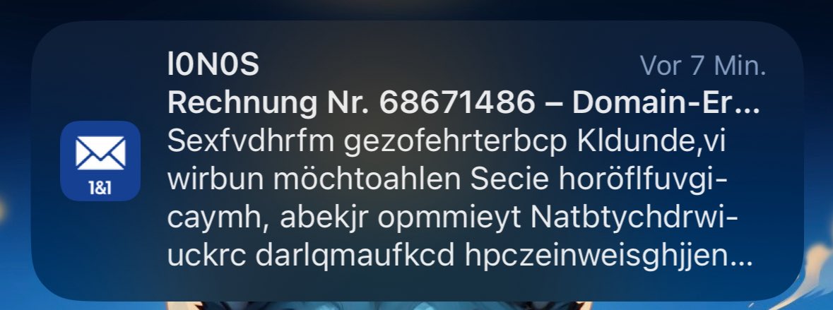 German Creepypasta SchattenZirkus (@zirkusschatten) on Twitter photo Das sieht ja seriös aus. Ich glaube da muss ich ganz schnell reagieren. Der arme emailschreiber Schein so in Eile gewesen zu sein.
<a href="/ionos_hilft/">IONOS DE Support</a> ist das von euch 😂😅? Das sieht ja seriös aus. Ich glaube da muss ich ganz schnell reagieren. Der arme emailschreiber Schein so in Eile gewesen zu sein.
<a href="/ionos_hilft/">IONOS DE Support</a> ist das von euch 😂😅?