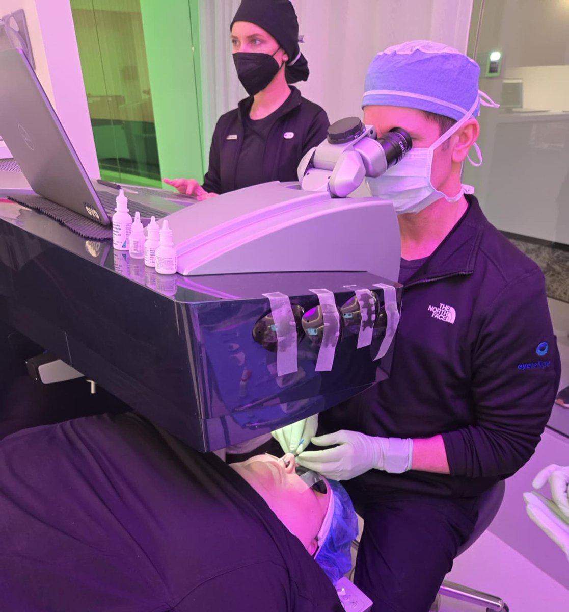 OVOLASIKLENS's tweet photo. Nothing means more than when one of our own trusts us with their vision! ❤️ Last week, our amazing admin Kat had LASIK with Dr. Lobanoff. She sees the care &amp; tech we bring daily—so choosing us was the ultimate compliment. Congrats, Kat! Hello, clear vision! 👓✨ https://t.co/0hRpGMf3bd