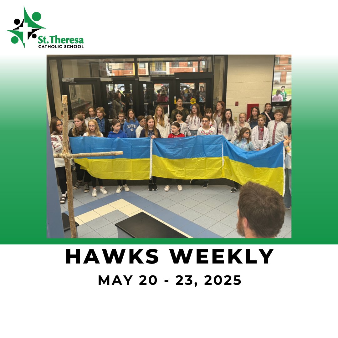 📰 Check out this week’s Hawks Weekly for important updates and upcoming events at St. Theresa!
📌 No school Monday (Victoria Day), PATs, Grade 8 Farewell, and more!
👉 stt.eics.ab.ca/parents/newsle…
#HawksWeekly #StTheresaSherwoodPark #HawkPride #SherwoodPark