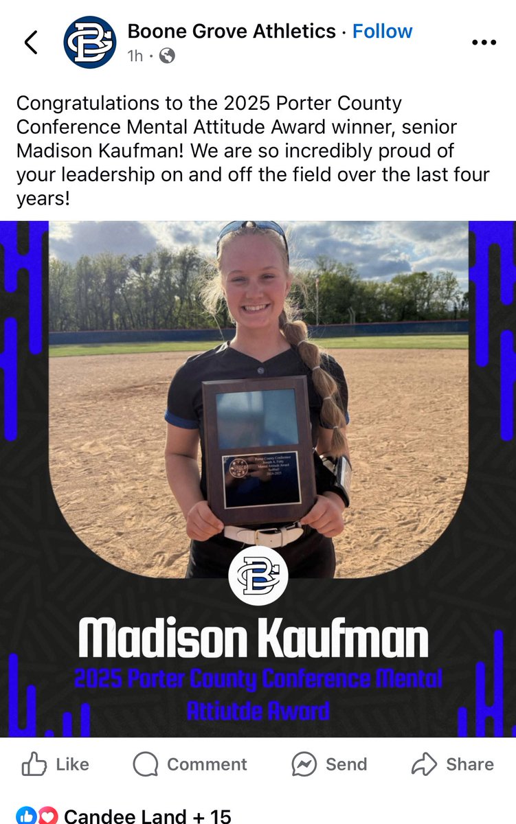 cpdogs_reiser's tweet photo. @MKaufman23 congratulations Madison they couldn’t have picked a better person! @TrollsSoftball https://t.co/zdkKGPKqGx
