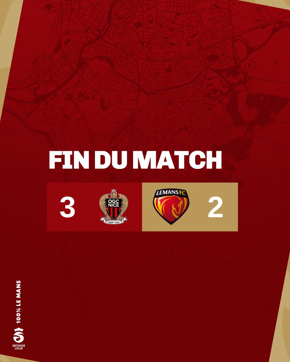 #SecondeLigue Bien que battues à Nice, nos Mancelles terminent 4es avec un quart de finale de Coupe de France face au PSG ! Bravo pour cette belle saison 👏

#AllezLEMANSFC ❤️💛