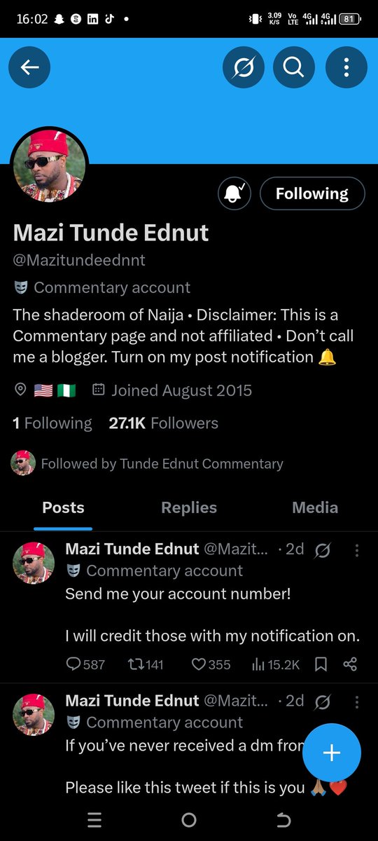 kwindada's tweet photo. @Mazitundeeednut @Mazitundeednnt I know say this blessing go reach me too @Mazitundeednnt . Notification on. https://t.co/HFqmF1iEtS