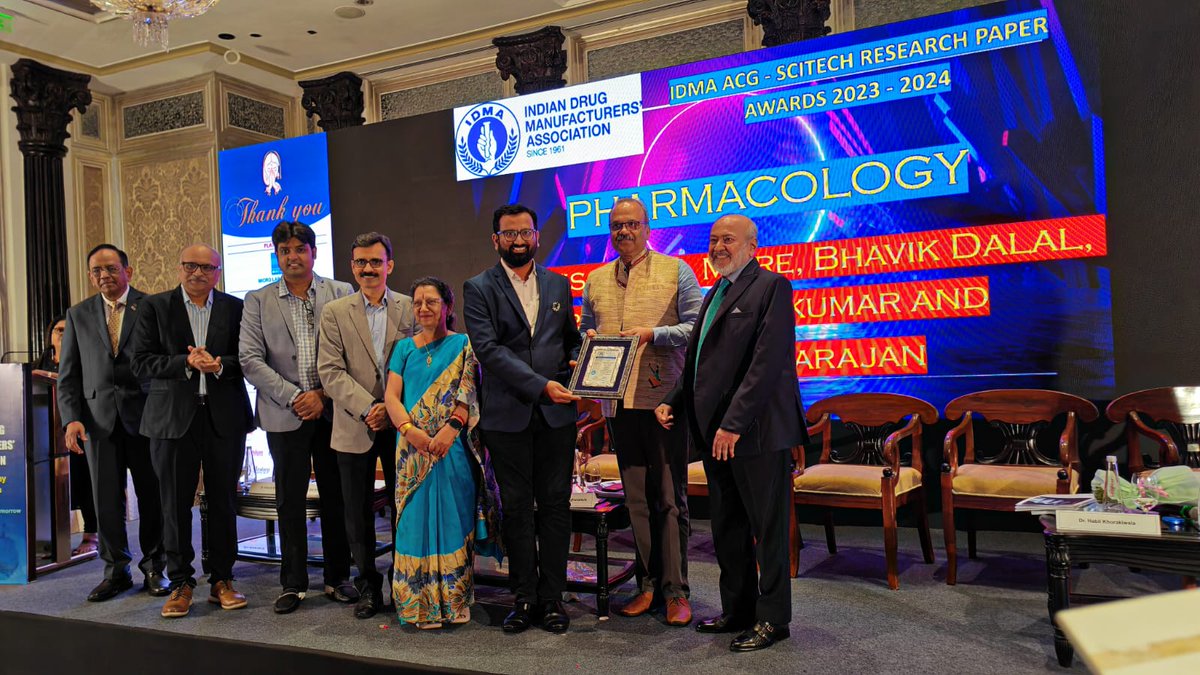 Natwar Kedia (@natwarkedia) on Twitter photo Congratulations to Dr. <a href="/KrantisagarM/">Krantisagar More</a> for winning the prestigious IDMA ACG-SCITECH Best Research Scientist Award in Pharmacology! His research on a nano-based Vitamin D3 solution has the potential to reduce the entire dose to a single drop-a true game changer in the field. Congratulations to Dr. <a href="/KrantisagarM/">Krantisagar More</a> for winning the prestigious IDMA ACG-SCITECH Best Research Scientist Award in Pharmacology! His research on a nano-based Vitamin D3 solution has the potential to reduce the entire dose to a single drop-a true game changer in the field.