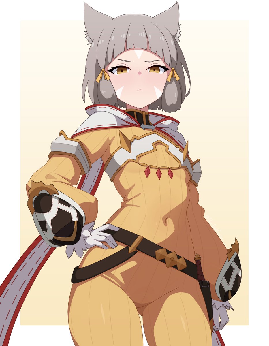 Nia is NOT impressed.

#XenobladeChronicles2 #ゼノブレイド