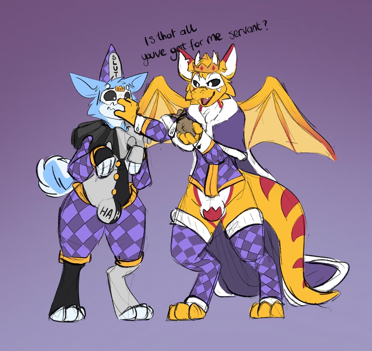 Gooey Gulby 💛 (@gooeygulby) on Twitter photo Dragons are such greedy rulers. Too bad their servants enjoy that too much to object~💛💰
🐶🎨: <a href="/GooeyBlueBoye/">⚠️ Tackyroc The Tacky Rubber Slop Roc</a> Dragons are such greedy rulers. Too bad their servants enjoy that too much to object~💛💰
🐶🎨: <a href="/GooeyBlueBoye/">⚠️ Tackyroc The Tacky Rubber Slop Roc</a>