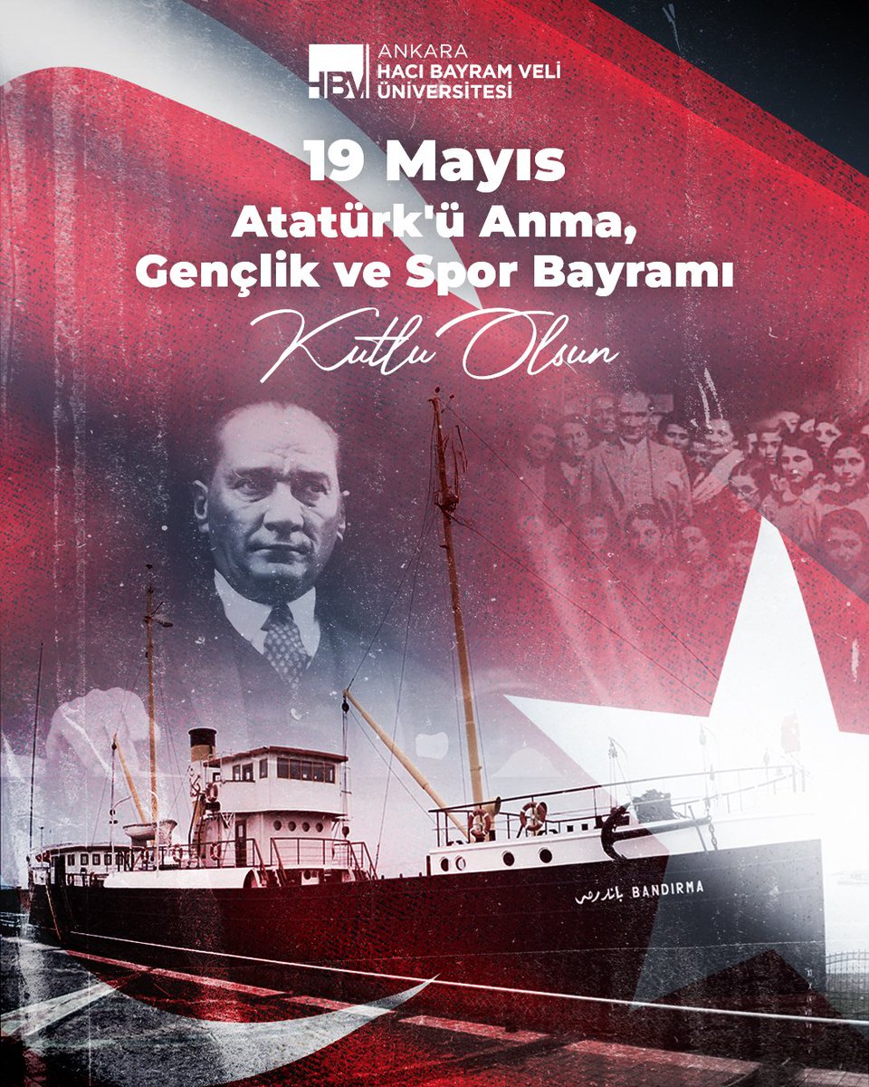 🇹🇷19 Mayıs Atatürk'ü Anma, Gençlik ve Spor Bayramımız Kutlu Olsun.