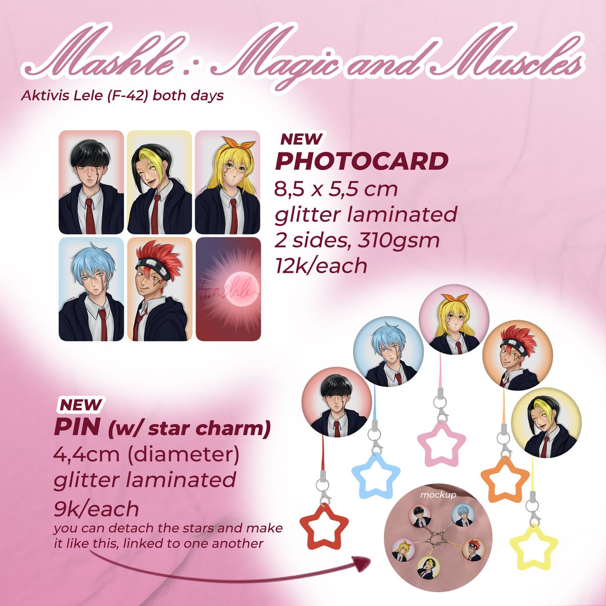 studyzza's tweet photo. 🔁 and❤️are appreciated 🤩
🌸 COMIFURO XX CATALOGUE 🌸
🦈F-42 Aktivis Lele | Both Days
📆 24-25 May 2025 at ICE BSD
Fandom : #mashle #MAGICANDMUSCLES #LADS #LoveandDeepspace #doratheexplorer #dora #boots #VOCALOID #luka #miku #Kobo
(1/2)
#cfxx #comifuroxx #cfxxcatalogue https://t.co/yfMZJvKpx7