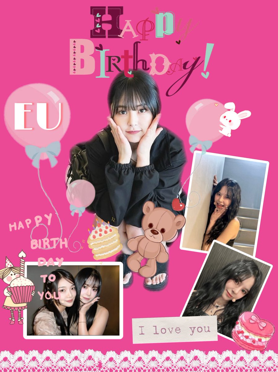 HAPPY E:U DAY 🐣🩷

お誕生日おめでとう(* ॑꒳ ॑🫶🏻)
あなたの幸せを願っています
Forever🥰🤚

#EVERGLOW #에버글로우
#EU #이유　#イユ
#HBD_EU