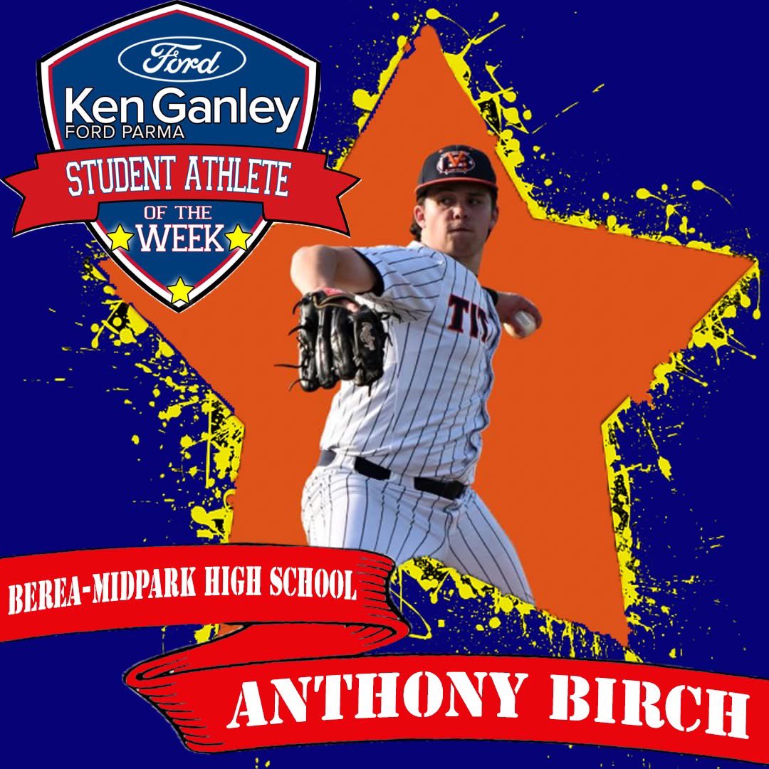 GanleyFordParma's tweet image. 💫 𝐒𝐓𝐔𝐃𝐄𝐍𝐓 𝐀𝐓𝐇𝐋𝐄𝐓𝐄 𝐎𝐅 𝐓𝐇𝐄 𝐖𝐄𝐄𝐊 
𝗔𝗻𝘁𝗵𝗼𝗻𝘆 𝗕𝗶𝗿𝗰𝗵
𝗦𝗲𝗻𝗶𝗼𝗿 @ 𝗕𝗲𝗿𝗲𝗮-𝗠𝗶𝗱𝗽𝗮𝗿𝗸 𝗛𝗶𝗴𝗵 𝗦𝗰𝗵𝗼𝗼𝗹
𝗦𝗽𝗼𝗿𝘁: 𝗕𝗮𝘀𝗲𝗯𝗮𝗹𝗹 ⚾️
#KenGanleyFordParma #StudentAthleteOfTheWeek #CongratsAnthony  #GoTitans @BMHSTitanBase @AthleticsBMHS
