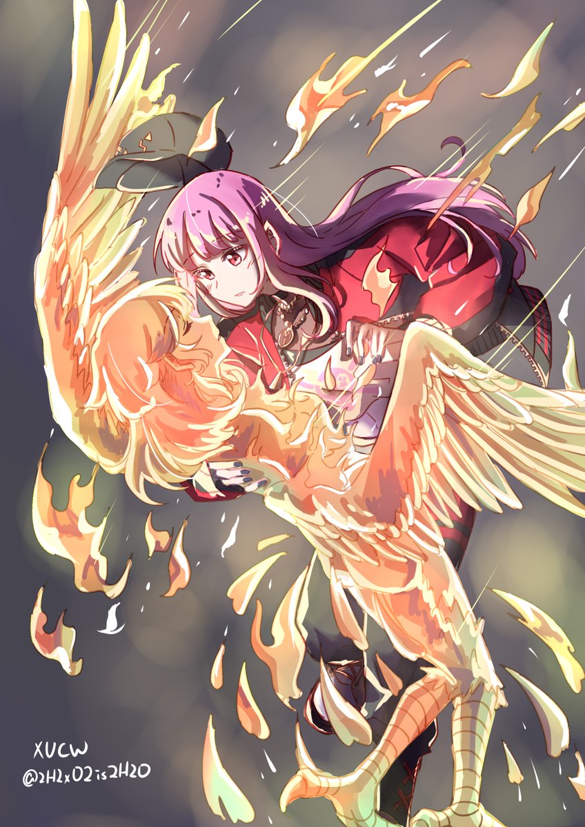 2H2xO2is2H2O's tweet image. PHOENIX &amp;amp; REAPER
#Takamori #callillust #KFPicasso