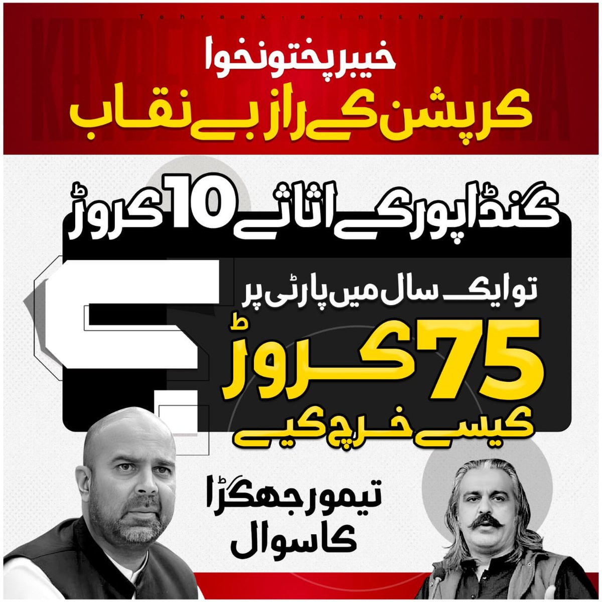 سوالیہ نشان
#CorruptKPGovt