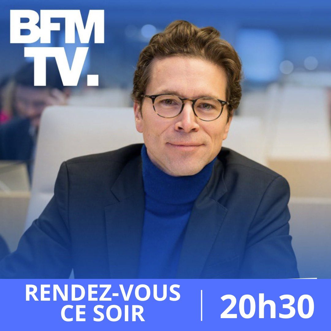 GeoffroyDidier's tweet image. Je serai ce soir l’invité d’ @Europe1 à 19h40 puis de @bfmtv à 20h30. @lesRepublicains