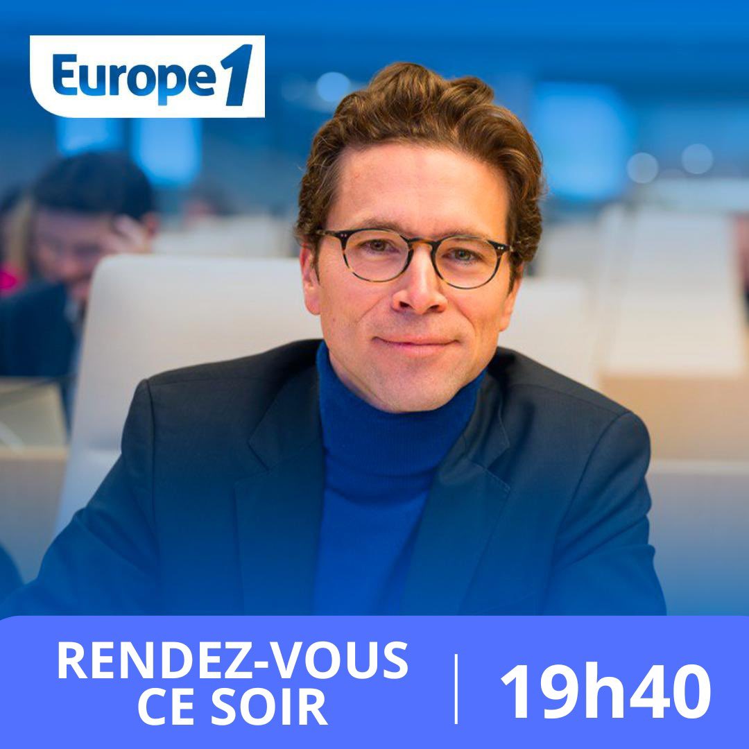 GeoffroyDidier's tweet image. Je serai ce soir l’invité d’ @Europe1 à 19h40 puis de @bfmtv à 20h30. @lesRepublicains