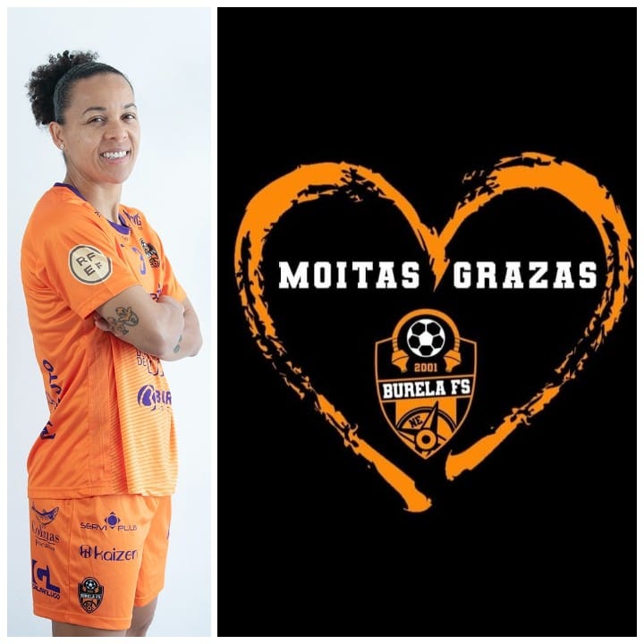 Trás 10 temporadas en el mejor equipo de fútbol sala del mundo, vengo a deciros que el ciclo como jugadora del Burela se acaba  al terminar la temporada. 

Muy agradecida por estos 10 años desde la parte de los patrocinadores, colaboradores, instituciones, ayuntamiento,directivos