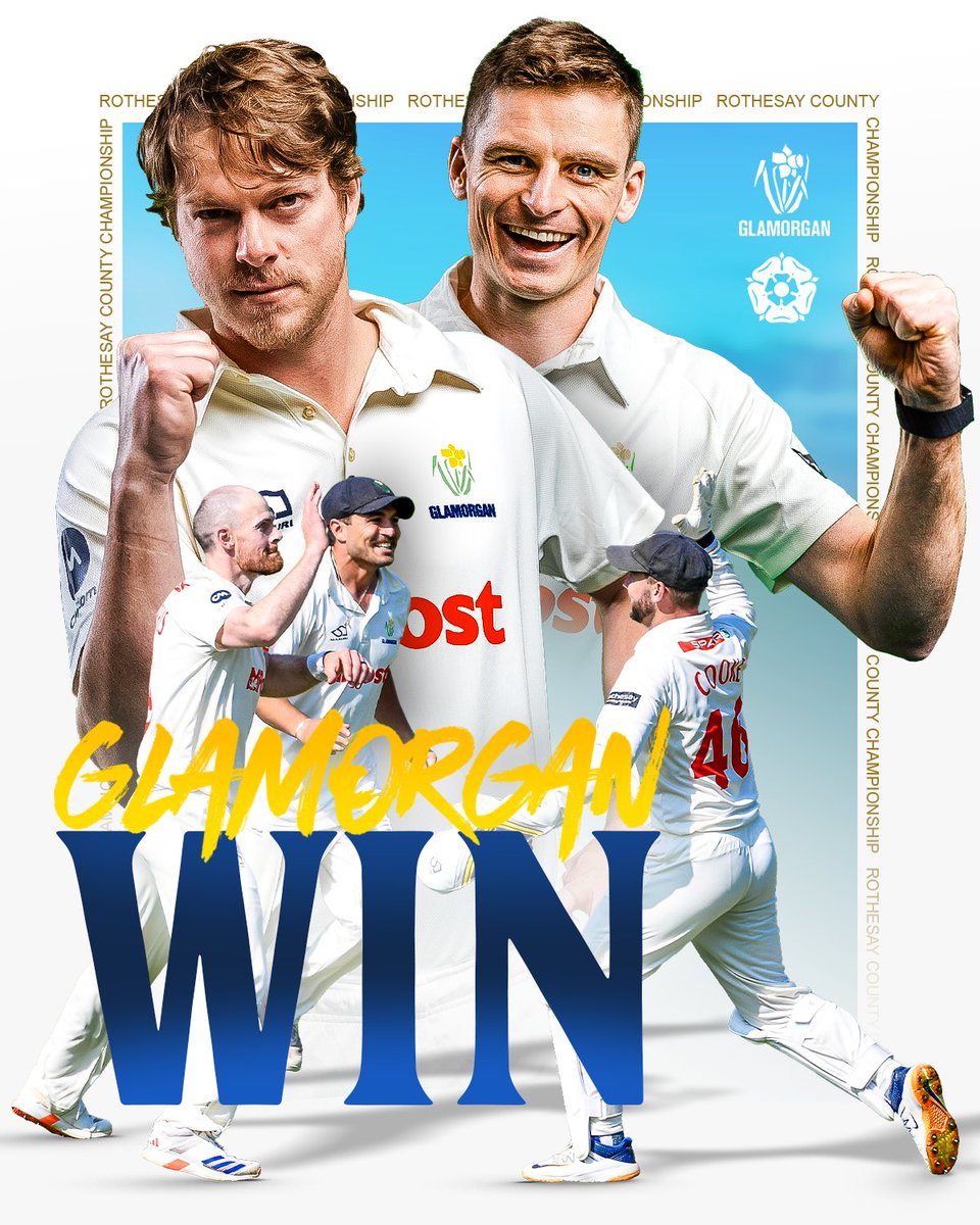 GlamCricket's tweet image. BACK-TO-BACK WINS IN THE COUNTY CHAMPIONSHIP!!!! 🙌

Another win in THREE days thanks to yet another solid performance from the lads 👊

#GLAMvNOR 
#OhGlammyGlammy