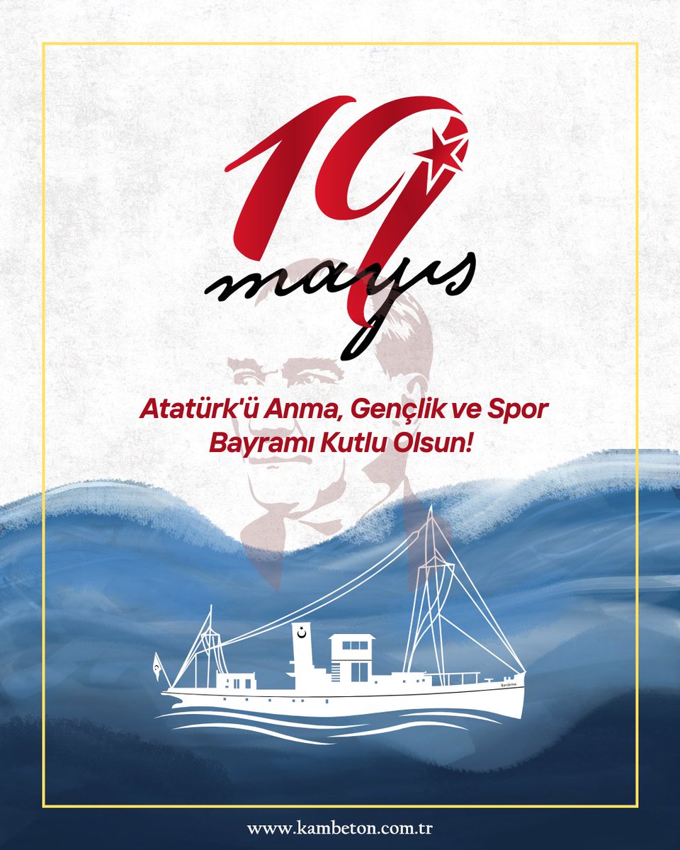 19 Mayıs Atatürk’ü Anma, Gençlik ve Spor Bayramı’nı derin bir saygıyla kutluyoruz. Gazi Mustafa Kemal Atatürk’ün milli mücadele ateşini yaktığı bu tarihi gün, bağımsızlığımızın ve kararlılığımızın sembolüdür. Gençlerimizin azmi ve vizyonu, ülkemizin geleceğini şekillendirecektir.