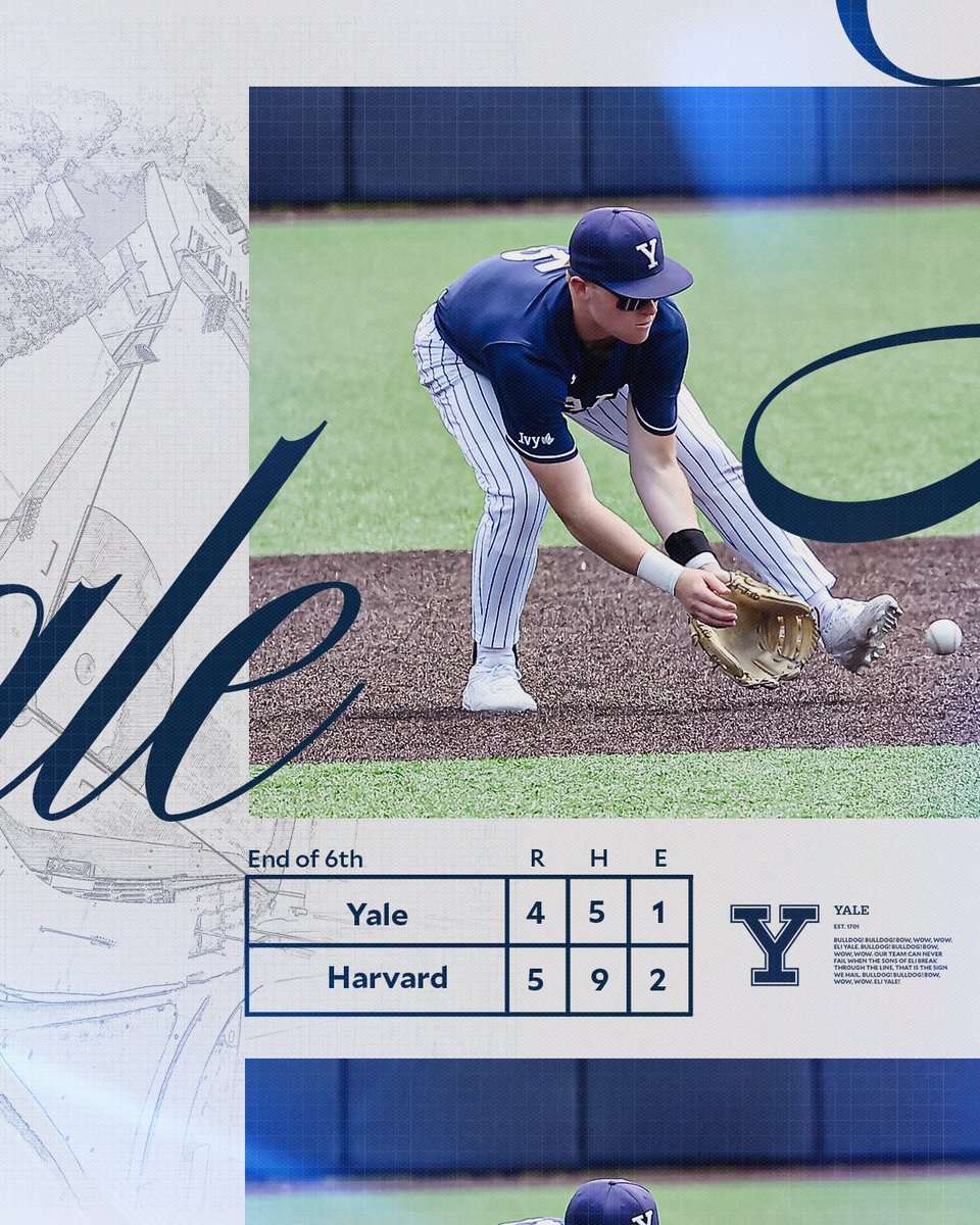 Yale Baseball (@yalebaseball) on Twitter photo Bulldogs trail heading into the seventh Bulldogs trail heading into the seventh