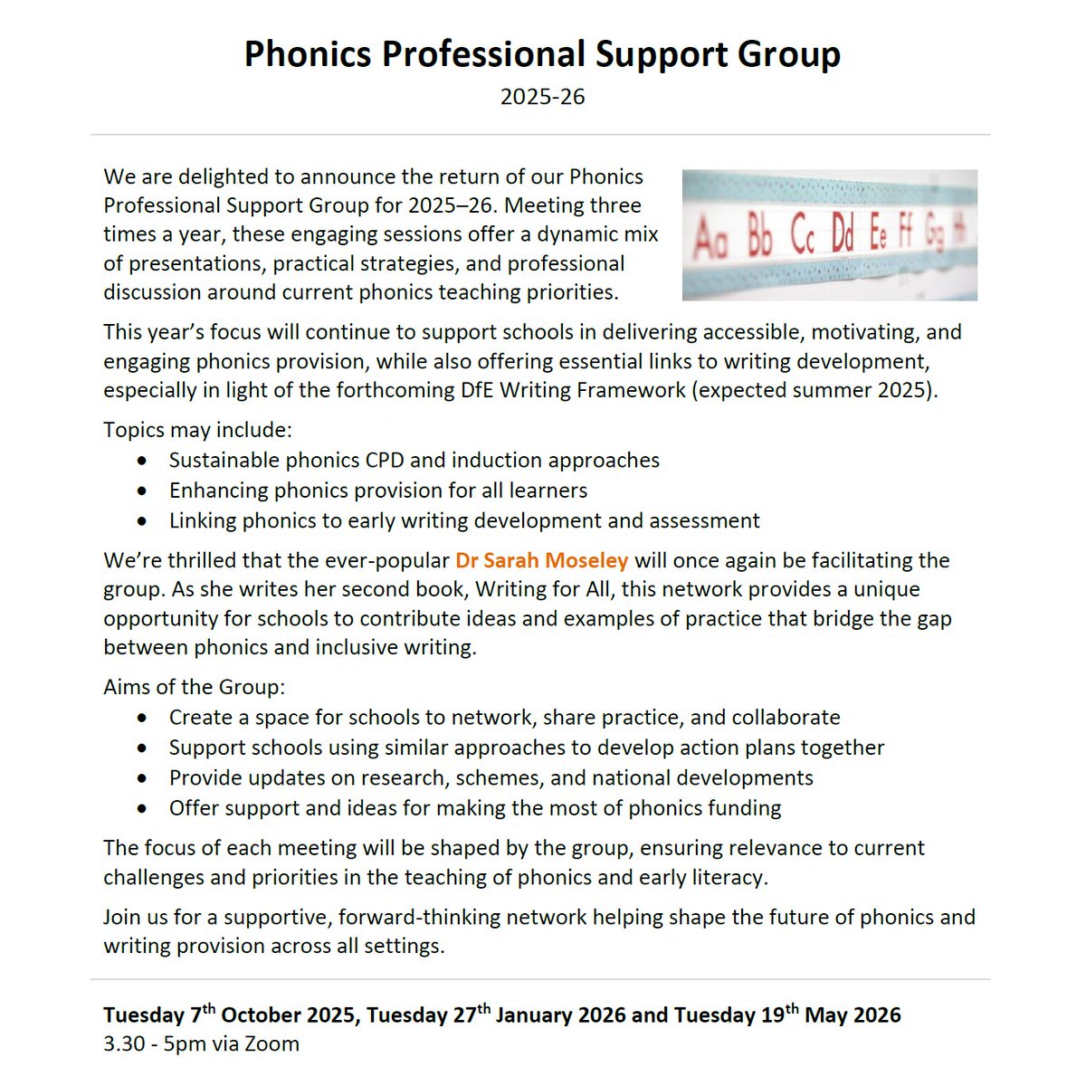 More info and booking here: swalss.co.uk/training