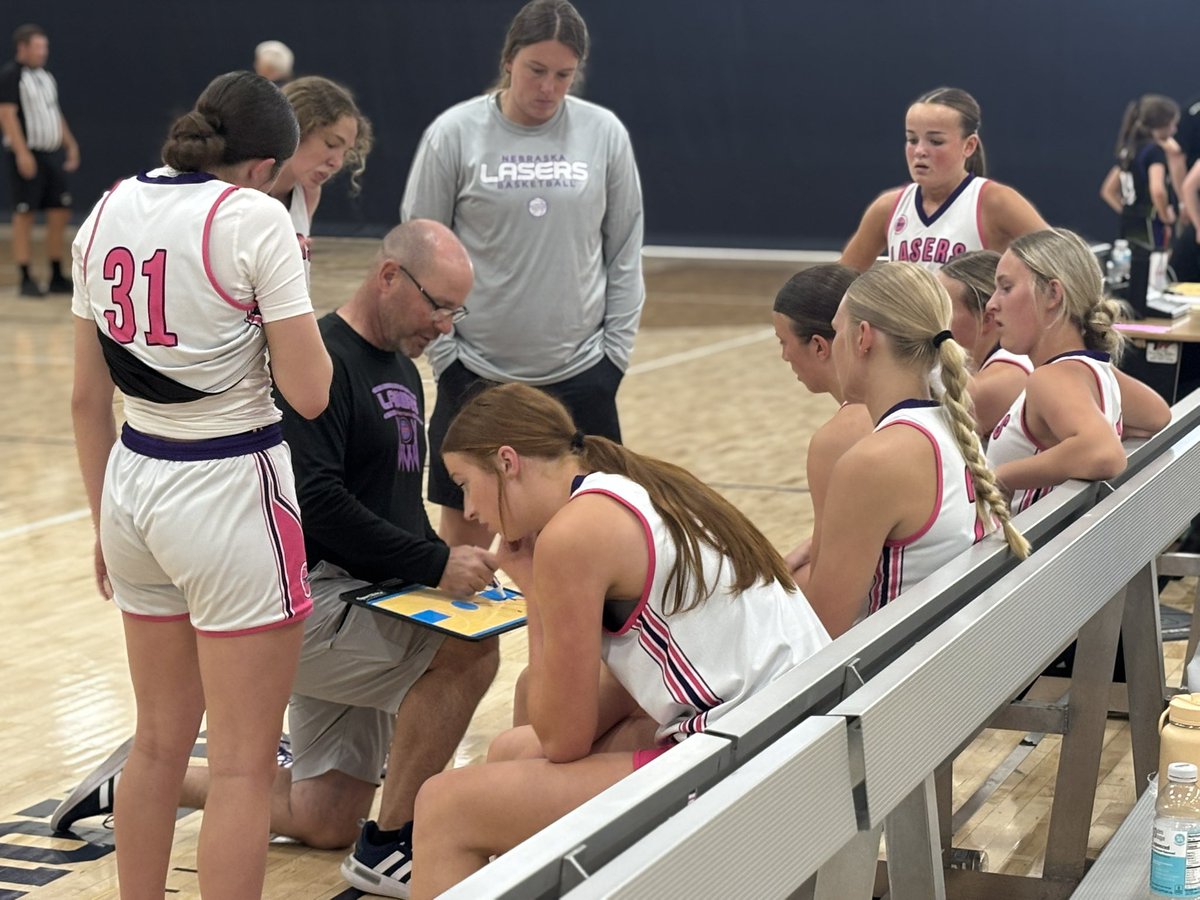 Laser 15U leads 43-13 at the half over Colorado Triple Threat in the championship game of the Rocky Mountain Challenge.