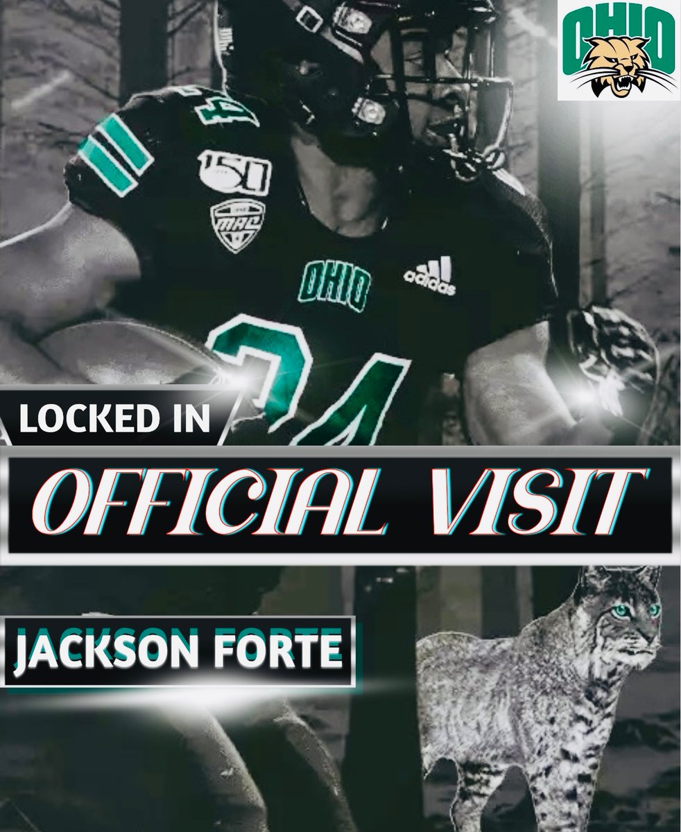 Jackson Forté (@jacksonforte18) on Twitter photo Excited to be heading to Ohio University 5/19 for an Official Visit!
<a href="/OhioFootball/">Ohio Football</a> <a href="/PhelpsDLCoach/">Jeffrey Phelps</a> <a href="/CoachJohnHauser/">Coach John Hauser</a> <a href="/LoganM_CFB/">Logan Meyer</a> <a href="/cocfb/">Cougars Football</a> <a href="/CoachICOC/">Coach Iacenda</a> <a href="/DCorbet55/">Coach Corbet</a> <a href="/CoachKellyCOC/">EK</a> <a href="/Reno818/">Reno Watkins</a> <a href="/JGonzalesJr10/">Julio Gonzales Jr.</a> <a href="/JUCOFFrenzy/">JUCO Football Frenzy</a> <a href="/JuCoFootballACE/">JuCo Football Forer</a>
#OUohyeah #OV Excited to be heading to Ohio University 5/19 for an Official Visit!
<a href="/OhioFootball/">Ohio Football</a> <a href="/PhelpsDLCoach/">Jeffrey Phelps</a> <a href="/CoachJohnHauser/">Coach John Hauser</a> <a href="/LoganM_CFB/">Logan Meyer</a> <a href="/cocfb/">Cougars Football</a> <a href="/CoachICOC/">Coach Iacenda</a> <a href="/DCorbet55/">Coach Corbet</a> <a href="/CoachKellyCOC/">EK</a> <a href="/Reno818/">Reno Watkins</a> <a href="/JGonzalesJr10/">Julio Gonzales Jr.</a> <a href="/JUCOFFrenzy/">JUCO Football Frenzy</a> <a href="/JuCoFootballACE/">JuCo Football Forer</a>
#OUohyeah #OV