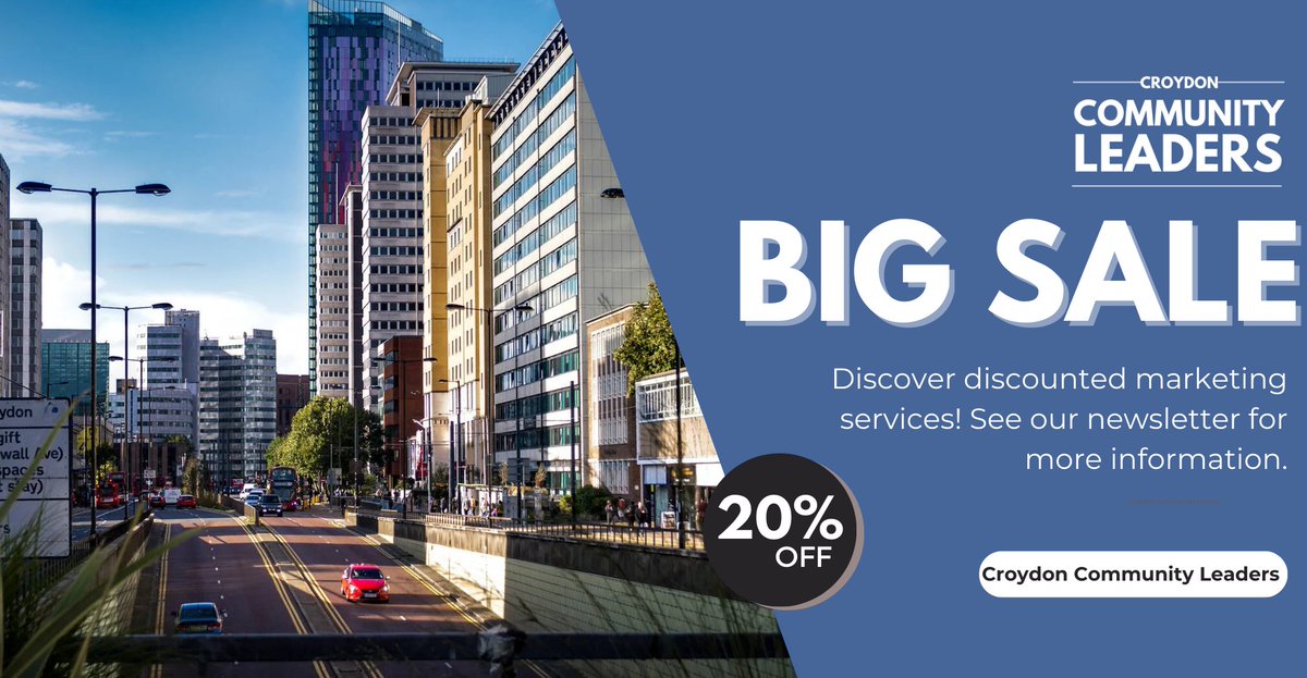 Amazing discount available for Croydon Businesses - mailchi.mp/communityleade…