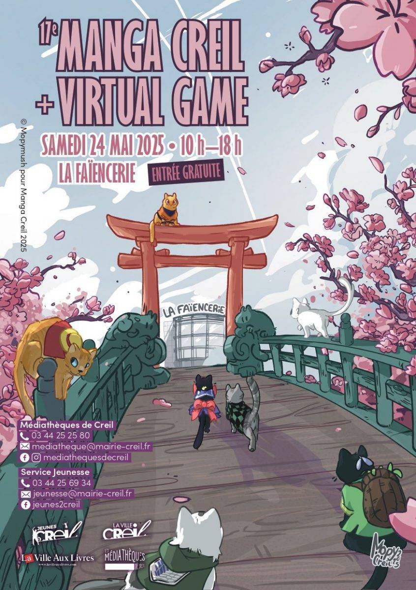 Rejoignez nous samedi 24 mai pour le salon Manga Creil ! 🎮 

Plus de 2000 visiteurs l’année dernière, on vous attend encore plus nombreux pour cette édition !

Au programme : tournoi Mario kart, VR, tapis de danse, simulateur de course et plein de jeux dispo ! 👾